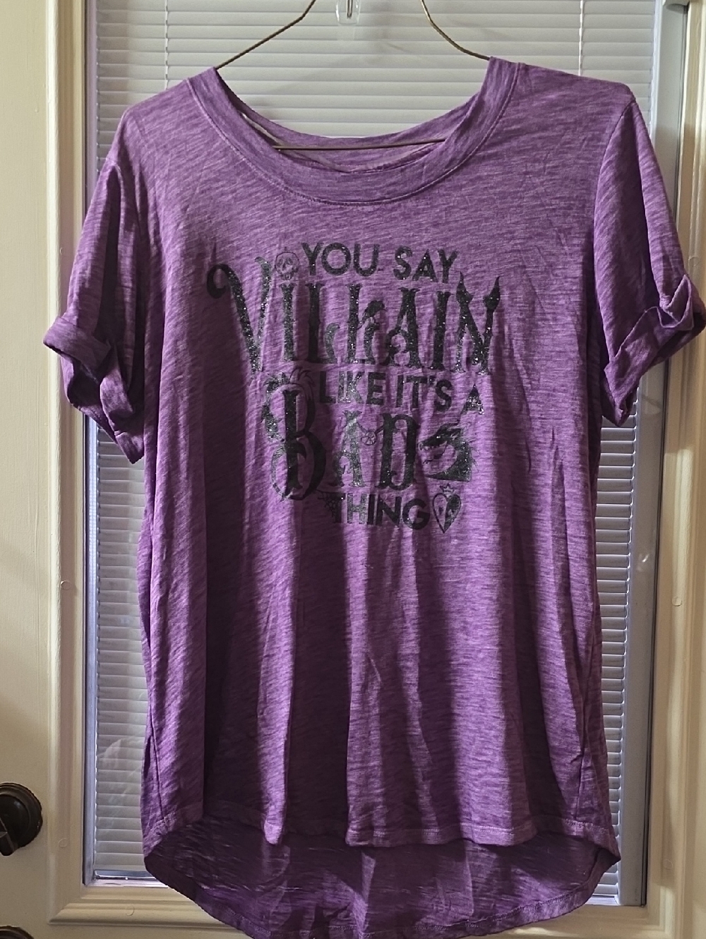 Disney Purple Graphic Short-Sleeve Women’s Tee